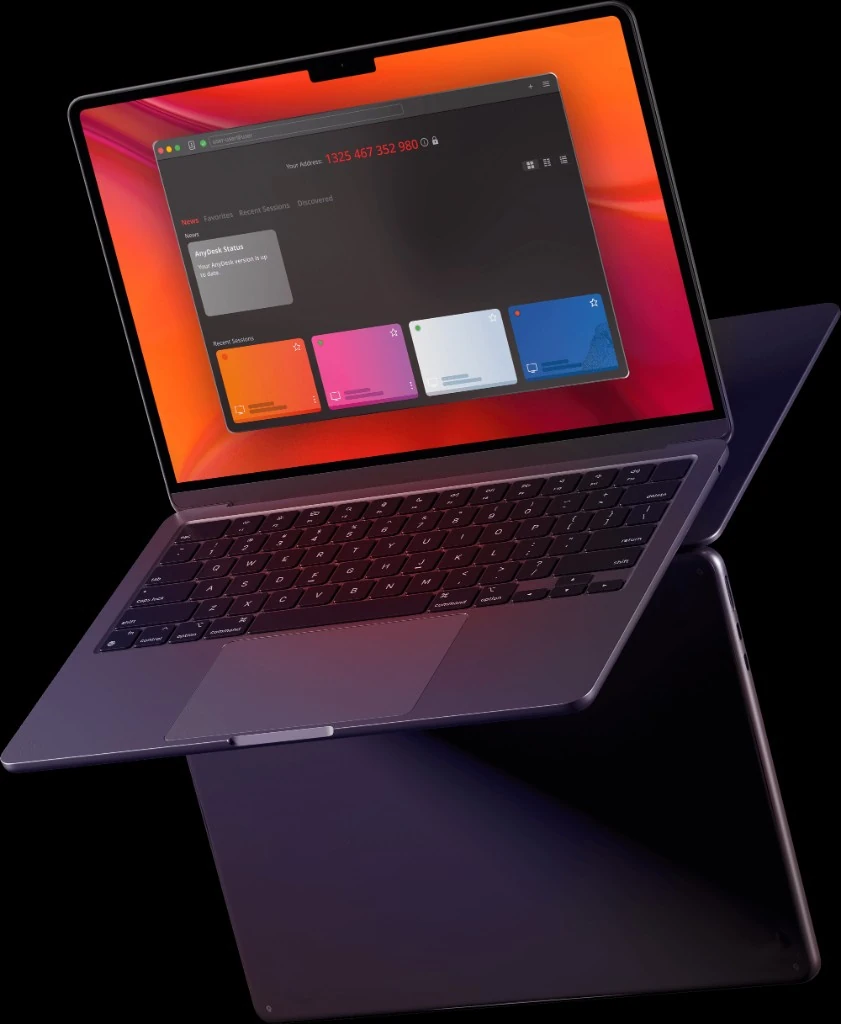 AnyDesk workspace features